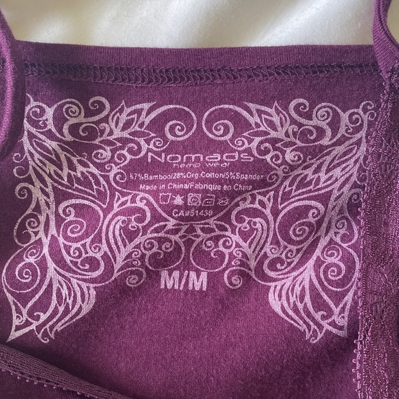 Nomads Hempwear Isis Dress Lace Ruched M - Picture 9 of 9